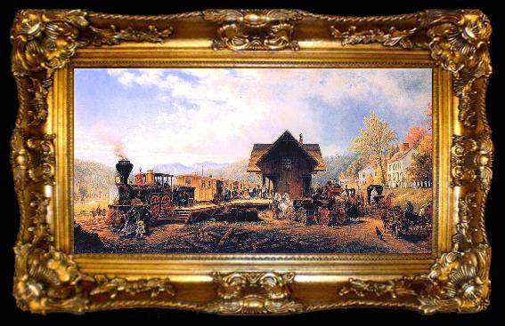 framed  Edward Henry Corbould,RI,RWS Accommodation, ta009-2